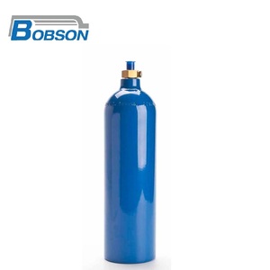 Bouteille de CO2 en aluminium certifiée DOT TPED de 1000 ml (24 oz) 1800 psi rechargeable avec valve pour la fabrication de boissons maison - Product Image 3