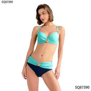 HDJ Plus Size One Piece Swimsuit Tummy Control <b>Conservative</b> Beachwear Sexy Monokini Bathing Suit SQ67390 - Product Image 2