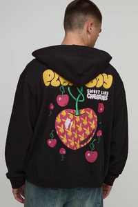 Sudadera con Capucha para Hombre de Algodón de Alta Calidad, Corte Regular, Hombros Caídos, Invierno, Sin Cordones, Felpa Gruesa, Ecológica, con Logotipo Personalizado - Product Image 4