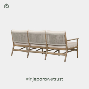 Modern Outdoor <b>Rattan</b> Rope <b>Sofa</b> Set Waterproof Wicker Dining Living Room Patio Garden Furniture Indonesia Teak Couch Villa Ito - Product Image 6