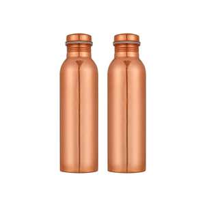 Juego de 2 vasos de plástico de botella de cobre Tamram liso - Product Image 1