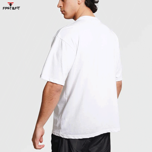 T-shirts imprimés pour hommes, col rond, 100% coton, poids lourd, écologiques, respirants, avec logo personnalisé, design tendance - Product Image 4