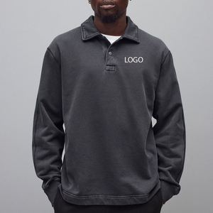 Sweat-shirt Homme 2026 Personnalisable avec Logo pour Acheteurs en Gros – Fermeture Boutonnée, Col Rabattu, Design de Haute Qualité pour l'Hiver – Prix Abordable - Product Image 1