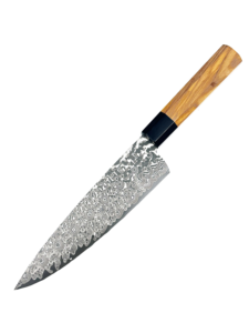 Couteau de Chef LEGACY BLADES en Acier Damas Forgé à la Main, Manche en Bois, Style Japonais, Ambidextre, Couteau de Cuisine, Vente en Gros - Product Image 1