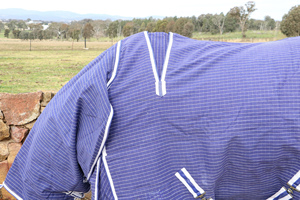 Manta para Caballo de Algodón Ripstop Transpirable de Primera Calidad con Manta para el Cuello Desmontable, Juego Completo de Mantas Combinadas para Caballo, Manta para Caballo de Algodón Transpirable de Primera Calidad - Product Image 2
