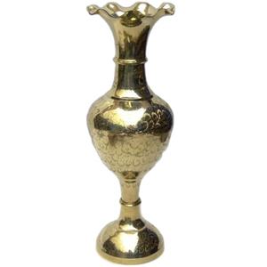 Vase à fleurs en laiton fabriqué à la main pour les décorations pour la maison Vase à fleurs en laiton de conception classique Vintage prix de gros fabriqué en inde - Product Image 1