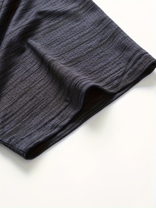 Mens Vintage Cotton <b>Polyester</b> Blend Casual Crew Neck Knitted <b>T</b> <b>Shirt</b> Short Sleeve Regular Fit Plain Tee for Bulk Wholesale Order - Product Image 3