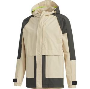 Unisex <b>Corduroy</b> Quarter-Zip Color Blocking Windproof <b>Jacket</b> with Zipper Front Pockets Casual Finished Sporty Autumn Wear - Product Image 3