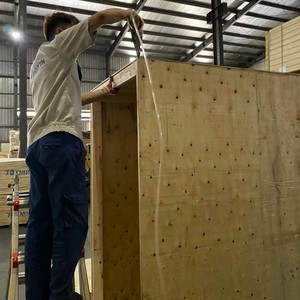 Cajas de envío de madera contrachapada personalizadas OEM Cajas de madera maciza de Bajo MOQ Caja de madera fumigada de color natural de fábrica de Vietnam - Product Image 5