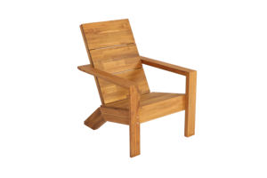 Silla Adirondack Clásica de Madera Maciza para Exteriores, Asiento de Descanso para Jardín, Patio, Playa, Resort y Espacios de Relajación - Product Image 2
