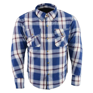 New Stylish Road Armor Cotton Flannel <b>Shirt</b> Long Sleeve Quick Dry Motorcycle Racing CE Level 2 <b>Pads</b> Wholesale OEM Bulk - Product Image 1