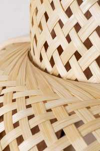 Lámpara de pared de bambú rústica moderna 2024, iluminación LED nocturna Vintage para el hogar, Hotel, restaurante, decoración de baño con estilos cuadrados - Product Image 3