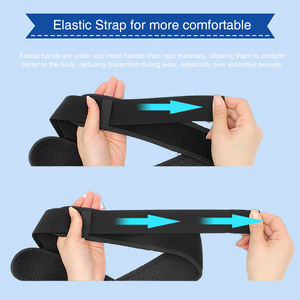 Best Quality Regular Clavicle <b>Brace</b> Adjustable Shoulder Support Elastic Material Hook Loop Closure for Posture Correction Daily - Product Image 3