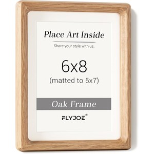 <b>Oak</b> Wood Photo <b>Frame</b> 6x8 Natural Wholesale | Handcrafted Moradabad - Product Image 2