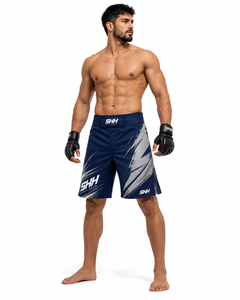 SHH Industries OEM Maßgefertigte MMA-Kampfshorts für Erwachsene Männer Schnelltrocknend Leichtgewichtig Atmungsaktiv Antibakteriell Umweltfreundlich Vordereinsatzbereit - Product Image 4
