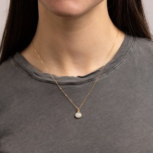 Élégant Pendentif Goutte de Lune Vintage en Argent 925 avec Chaîne Câble, Bijou de Fiançailles, Cadeau pour Femme et Homme, Certifié par un tiers - Product Image 6