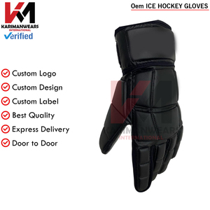 Gants de hockey sur glace personnalisés, gants de hockey professionnels pour l'entraînement et les matchs, équipement de protection, fournisseur OEM - Product Image 4