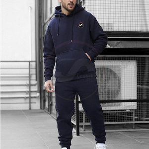 Nuevo Conjunto Deportivo Informal con Capucha para Hombre, Verano, Color Sólido, 100% Algodón, Calidad Premium, Secado Rápido, Transpirable, Hecho en Pakistán - Product Image 3
