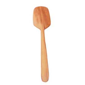 Espátula de madera de neem natural EcoCraft – Espátula de cocina antiadherente hecha a mano con mango largo para cocinas modernas - Product Image 6