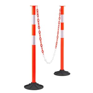 Confezione da 2 dissuasori riflettenti da 34 pollici con base appesantita, coni di segnalazione di sicurezza resistenti - Product Image 1
