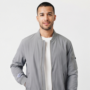 Chaqueta Bomber Ligera para Hombre, Estilo Urbano, Puños Acanalados, Cierre Frontal con Cremallera, Chaquetas Bomber para Hombre - Product Image 4
