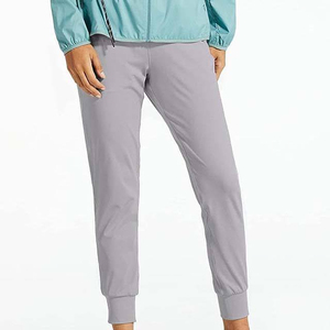 Pantalon de jogging pour femme Azonix Industry, séchage rapide, respirant, taille haute, élastique, couleur unie, polaire, pour la course à pied et la randonnée en hiver - Product Image 4