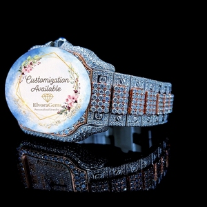 Reloj Inteligente Redondo de Moda con Correa de Acero Inoxidable, Gemas, Joyería Personalizada Disponible, Moda Femenina - Product Image 2