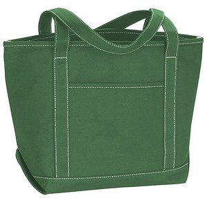 Bolsa de Mano Tipo Tote Negra de Poliéster/Algodón con Costuras Blancas, Resistente al Agua, Ecológica, con Correa Ajustable y Diseño Portátil - Product Image 3