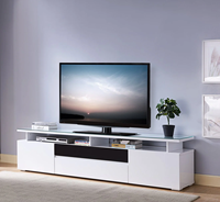 Ensemble de meubles de salon au design moderne à prix de gros, meuble TV multifonctionnel en bois avec rangement