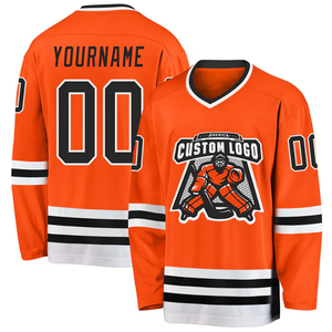 Uniforme de hockey personnalisé, maillots de hockey sur glace en polyester respirant, fabricant de vêtements de sport pour équipes OEM - Product Image 5