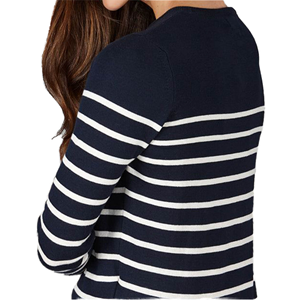 Camiseta de Algodón Puro Blanca Lisa de Manga Larga con Cuello Holgado y Logotipo Personalizado para Mujer, Camiseta de Punto de Verano con Top Interior - Product Image 1