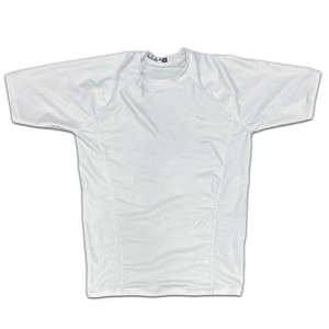 เสื้อยืดแขนสั้นสีขาวสำหรับผู้ชาย แห้งเร็ว ผลิตจากโพลีเอสเตอร์ เหมาะสำหรับฝึกซ้อมยิวยิตสู BJJ รับผลิตแบบ ODM OEM - Product Image 1