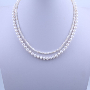 Collier en perles d'eau douce de l'océan de Zhuji Shanxia, orchidée cloche, pour femmes, mode haut de gamme, simple, élégant, accessoire de clavicule - Product Image 1