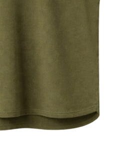 Camiseta sin Mangas Verde Oliva para Hombre, Chaleco Deportivo Informal, Transpirable, de Algodón, Camiseta de Verano, Ajuste Holgado, Ropa Deportiva, Camiseta de Entrenamiento - Product Image 5