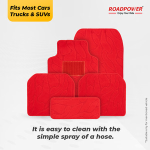 ROADPOWER (RP-MAT-188) Alfombrillas universales premium de 5 piezas para coche, para asientos delanteros y traseros, protegen el vehículo de la suciedad - Product Image 2