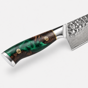 Cuchillo de Chef Damasco Hecho a Mano, Profesional, Afilado como una Navaja, Acero Forjado a Mano, OEM ODM, Ecológico, Calidad Superior - Product Image 6