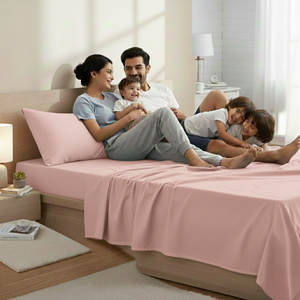 Deluxe Super Soft Plain Shade Microfiber Double Bedsheet Set with <b>Pillow</b> Covers | Luxury Hotel Bedding | Airy Comfort | 2026 - Product Image 2