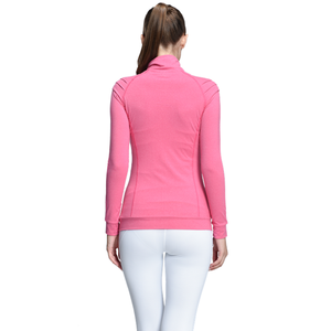 Ensemble de yoga respirant sans couture pour femmes, vêtements de sport fitness 2 pièces, haut de yoga en spandex/nylon avec taille élastique - Product Image 2