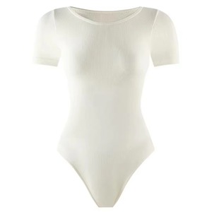 Traje de baño de una pieza personalizado al por mayor para mujer, sexy, con estampado a rayas en la espalda, control de abdomen, para natación de competición - Product Image 4