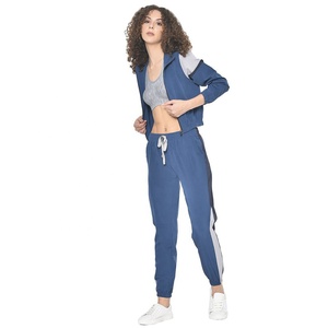 Chándal de mujer de lujo de alta calidad 2025 poliéster chándal de mujer conjunto de 2 piezas Casual Joggers trajes para mujer - Product Image 1
