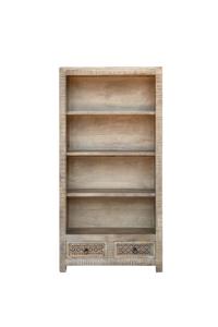 ชั้นวางหนังสือไม้แบบเปิด ดีไซน์อินเดียสวยงาม แกะสลักด้วยมือ สไตล์โมเดิร์น - Product Image 2