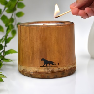 Top Quality Decorative <b>Candles</b> <b>Dinner</b> Table Centerpiece Bamboo <b>Candle</b> Centerpieces for Baby Shower Party - Product Image 4