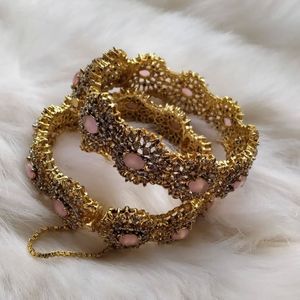 Premium Quality Artificial <b>Bangles</b> Bracelet Collection for Women Fashion Jewelry <b>Sets</b> Trendy Luxury Gift Design - Product Image 6