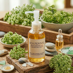 Gel Nettoyant Doux au Fenouil Marin Sans Parabènes avec Contrôle du Sébum et Hydratant Nettoyant les Pores ODM/OBM Développé en Corée pour Femmes - Product Image 1