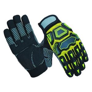 ถุงมือช่าง ทนแรงกระแทก ป้องกันไฟฟ้าสถิต ทนความร้อน ยี่ห้อ Amara  ขอบนีโอพรีน หนังสังเคราะห์ ระบายอากาศได้ดี - Product Image 3