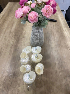 แก้วไวน์เปลือกหอยสไตล์ชายทะเล แก้วตกแต่งทำมือสำหรับบ้านและของขวัญ - Product Image 2