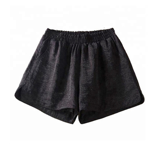 Shorts de sport décontractés pour femmes grandes tailles, taille haute, séchage rapide, respirants, en molleton de coton personnalisé, pour la course et la gym, avec option OEM - Product Image 3