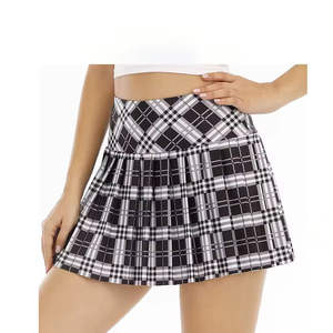 กระโปรงเทนนิสผ้าฝ้ายสั้นทรงพลีทสำหรับผู้หญิง สวมใส่สบาย ไร้ตะเข็บ เหมาะสำหรับออกกำลังกาย เล่นกีฬา แห้งเร็ว ระบายอากาศได้ดี เป็นมิตรต่อสิ่งแวดล้อม - Product Image 5