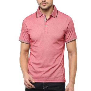 Camisetas Polo para Hombre 2026, Antiarrugas, Ecológicas, de Algodón Orgánico, con Logotipo Bordado Personalizado, Transpirables, Deportivas, para Golf, Casuales - Product Image 1