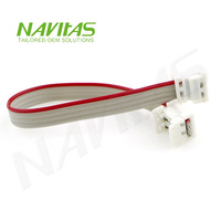 Connettori IDC Personalizzati 4+4 Pin 2.54mm con Conduttore in Rame Stagnato e Isolamento in PVC, Assemblaggio di Cavi a Nastro Elettrici